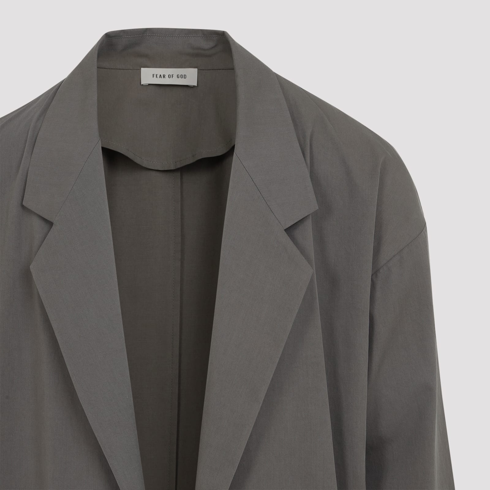 Fear Of God Cotton-blend Blazer In Green