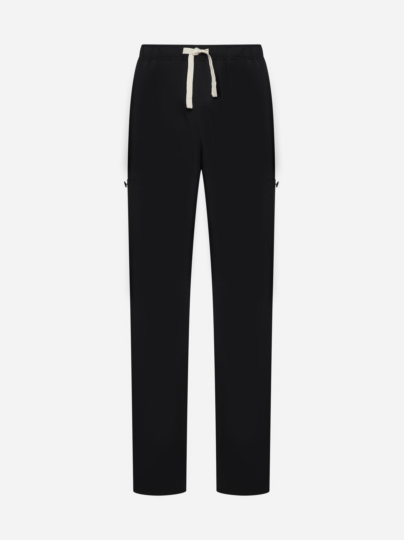 Shop Palm Angels Wool-blend Loose-fit Trousers In Black