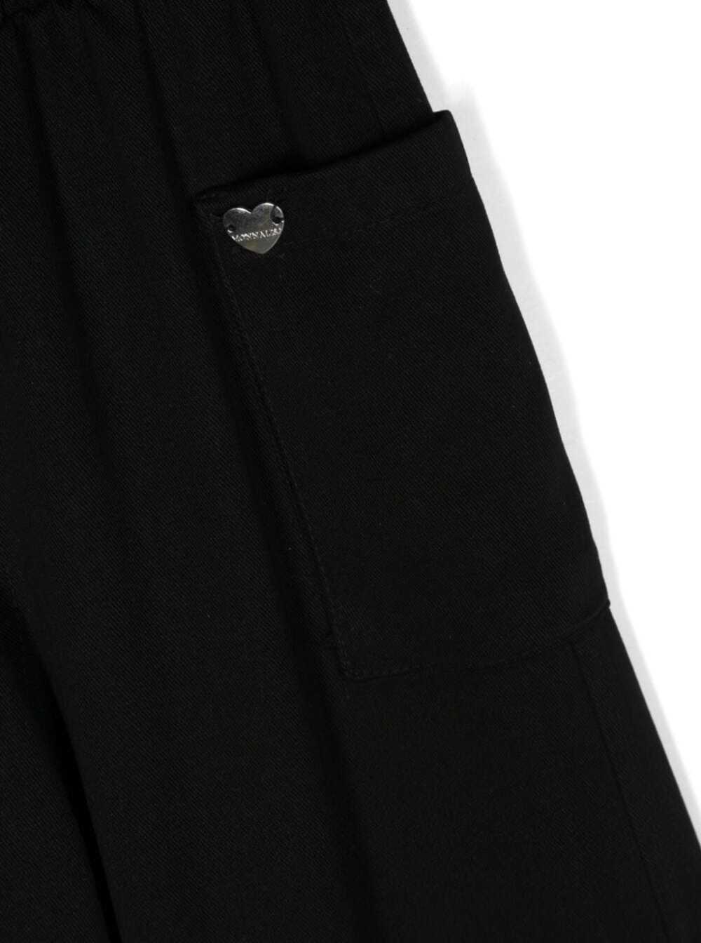 Monnalisa Cargo Fliud In Black