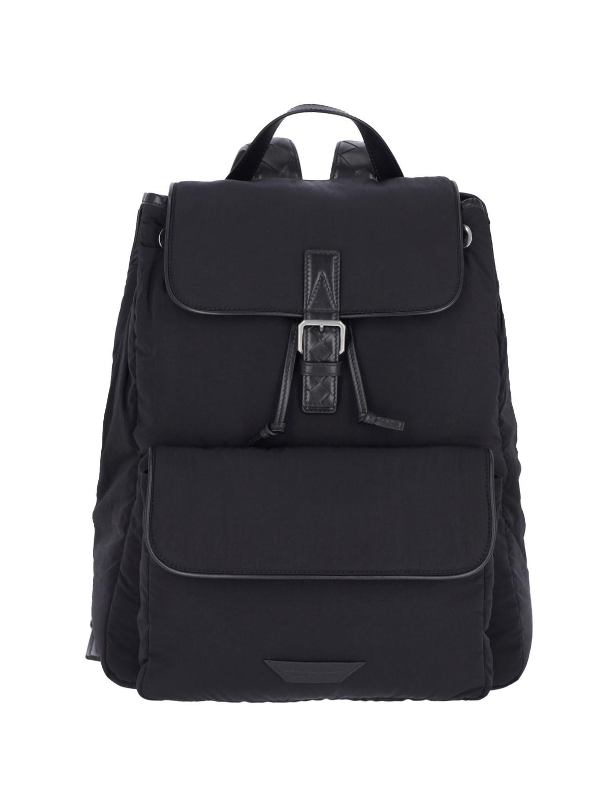 Shop Bottega Veneta Crossroad Backpack In Nero