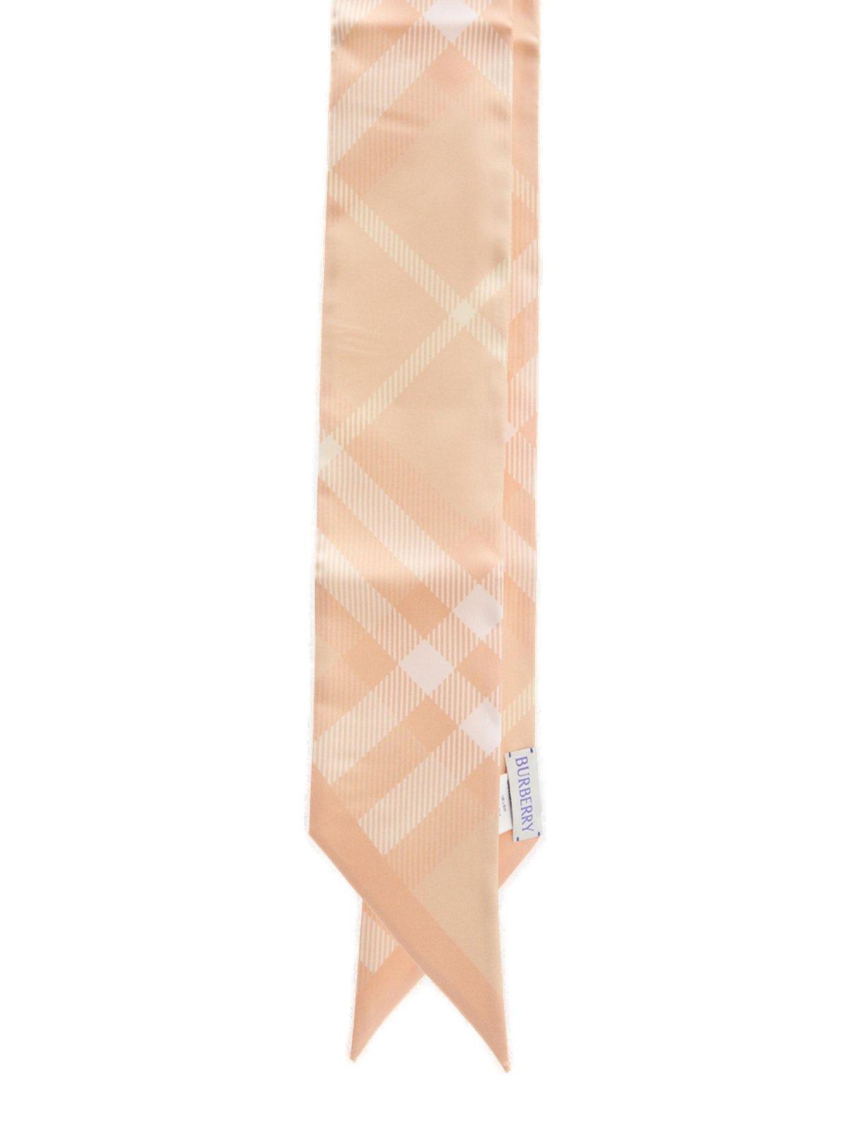 Shop Burberry Vintage Check Pointed-tip Scarf