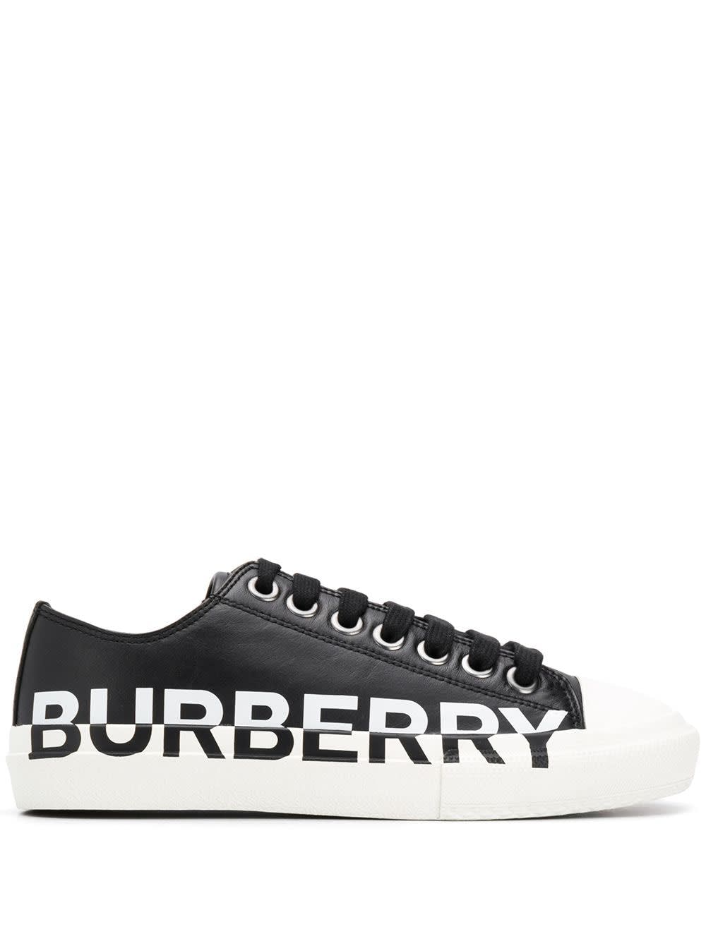 burberry logo print sneakers