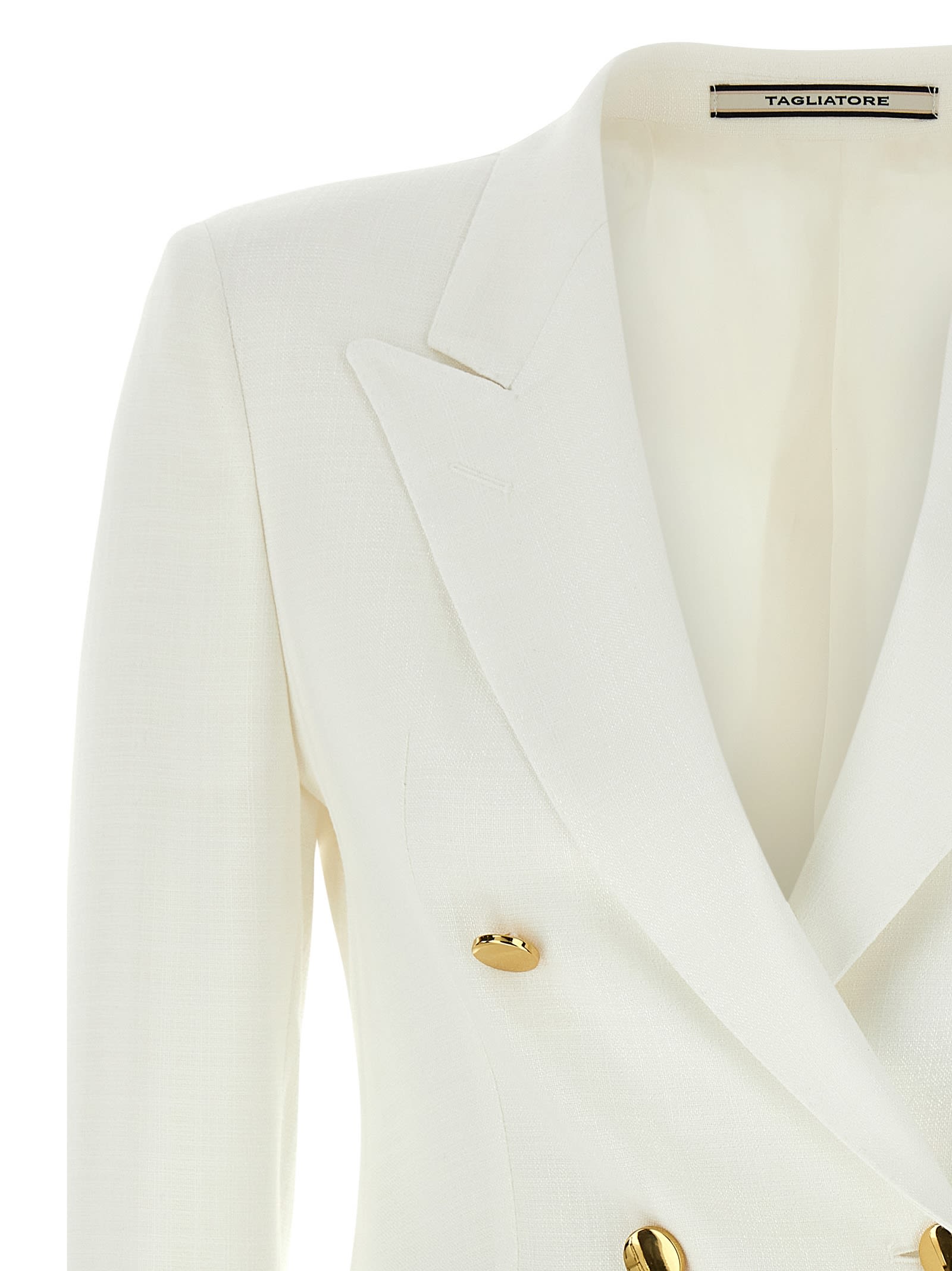 Tagliatore J-darlene Double-breasted Blazer In White
