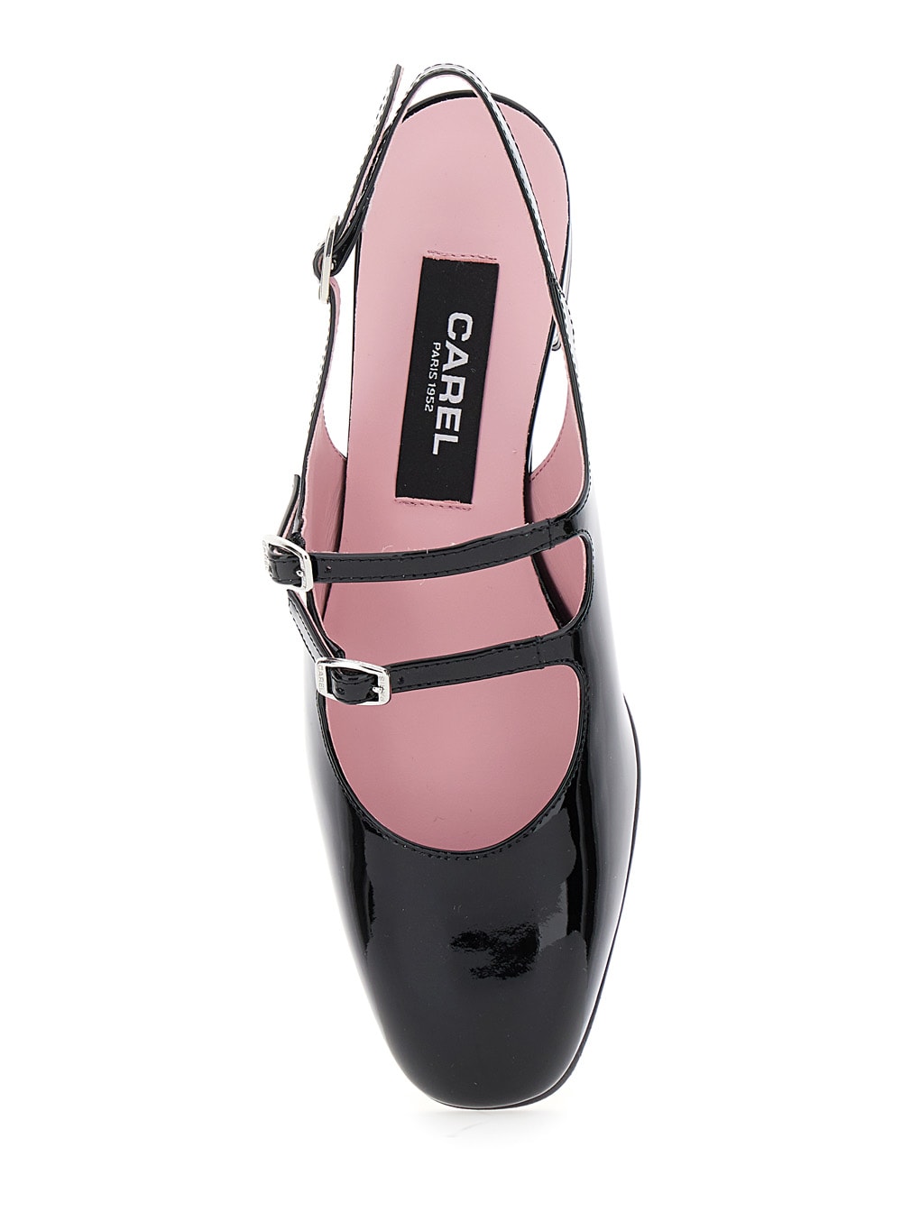 CAREL PECHE BLACK MARY JANE PUMPS IN PATENT LEATHER WOMAN 