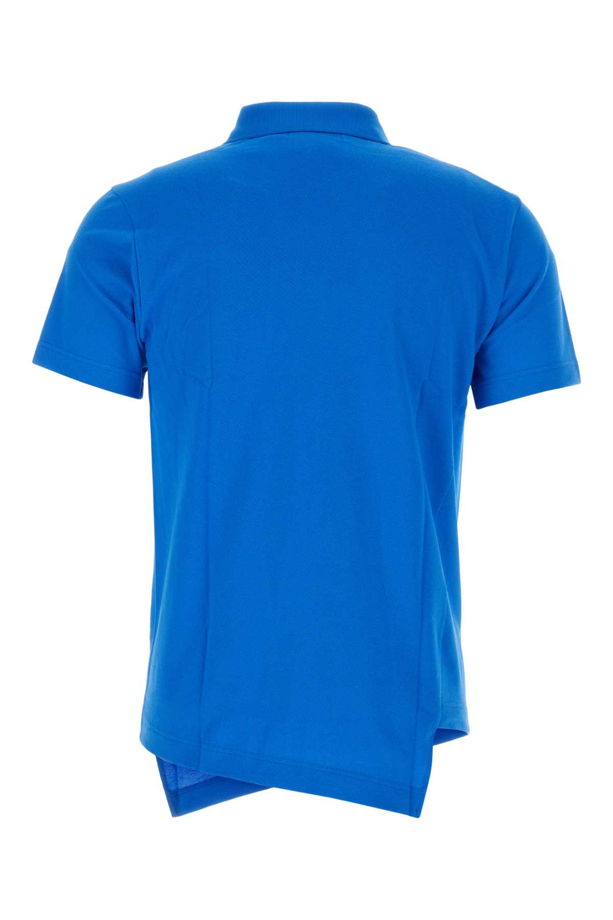 Comme Des Garçons Shirt Cerulean Blue Piquet Comme Des Garã§ons Shirt X Lacoste Polo Shirt