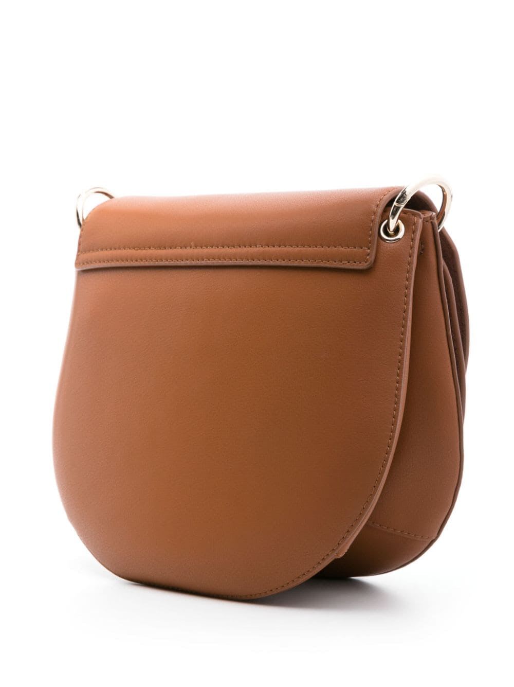 Shop Dkny Gramercy Medium Flap Crossbody In Cog Cognac