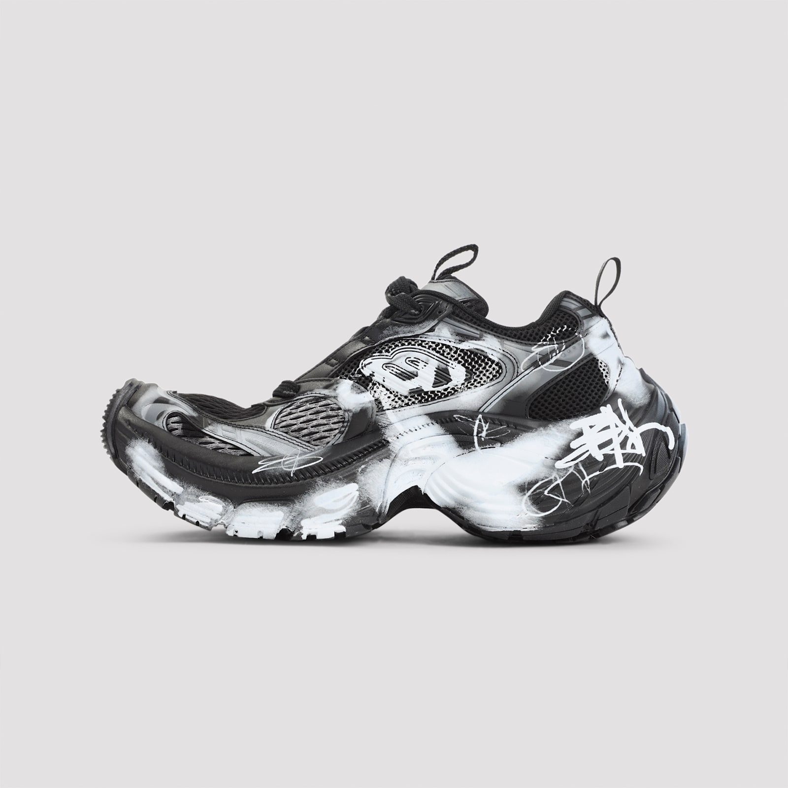 Balenciaga 6xl Low-top Sneakers In Black