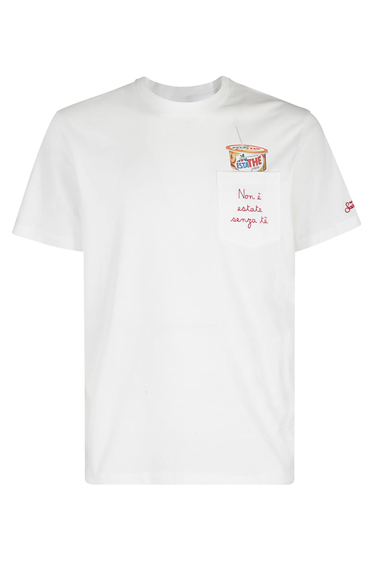 Shop Mc2 Saint Barth Cotton Classic T Shirt In N Emb