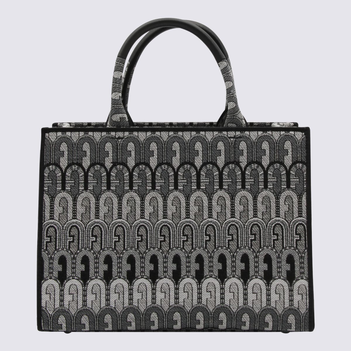 Furla Multicolour Grey Opportunity Tote Bag In Toni Grigio