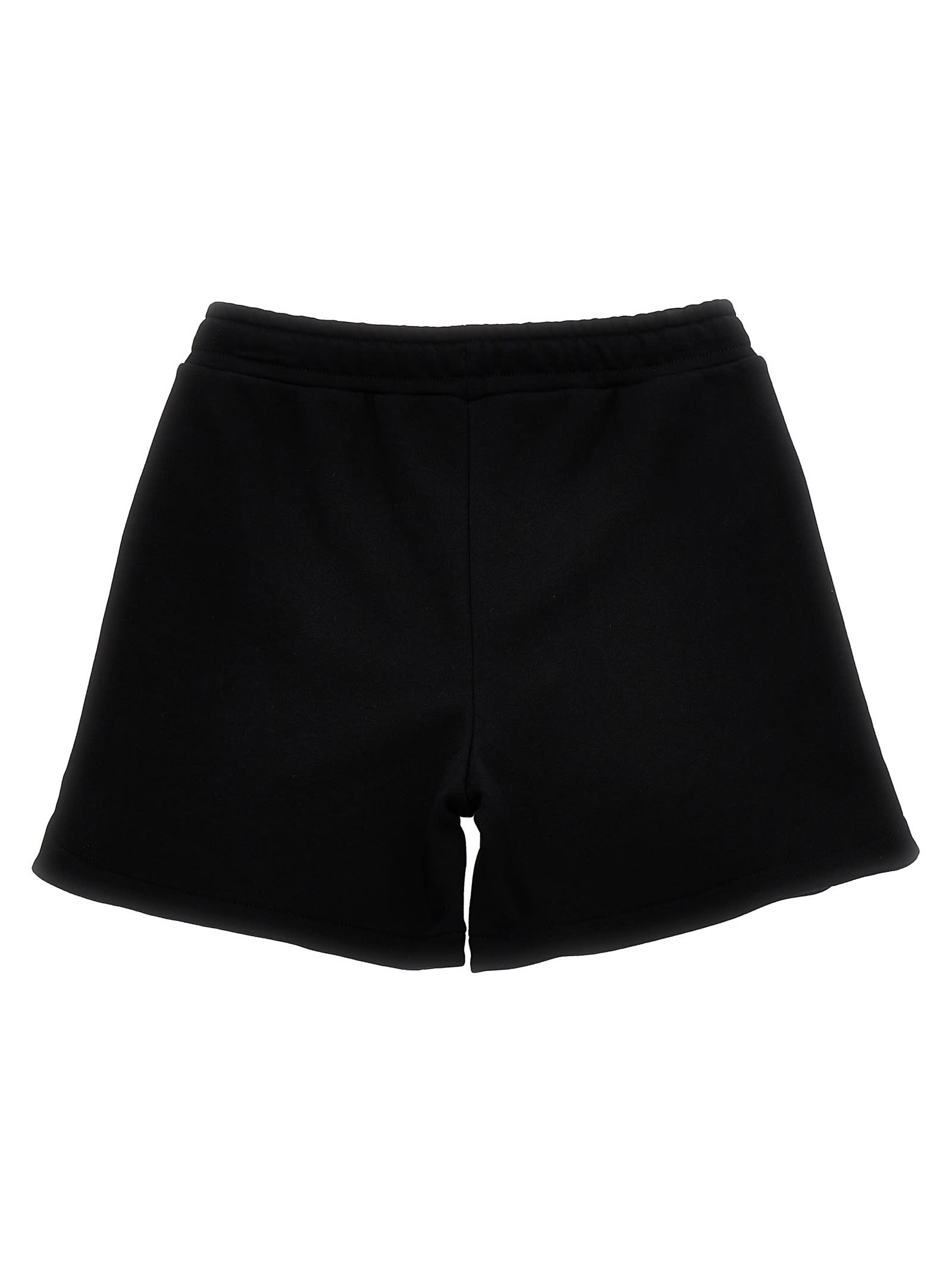 Moschino Teddy Bear-print Shorts In Black