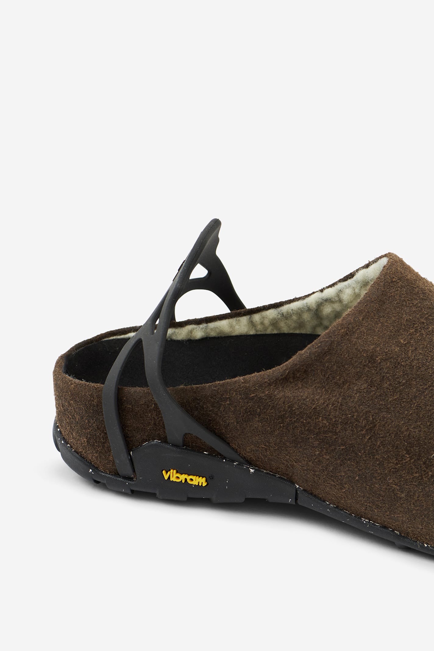 Roa Fedaia Suede Back-strap Mule In Brown