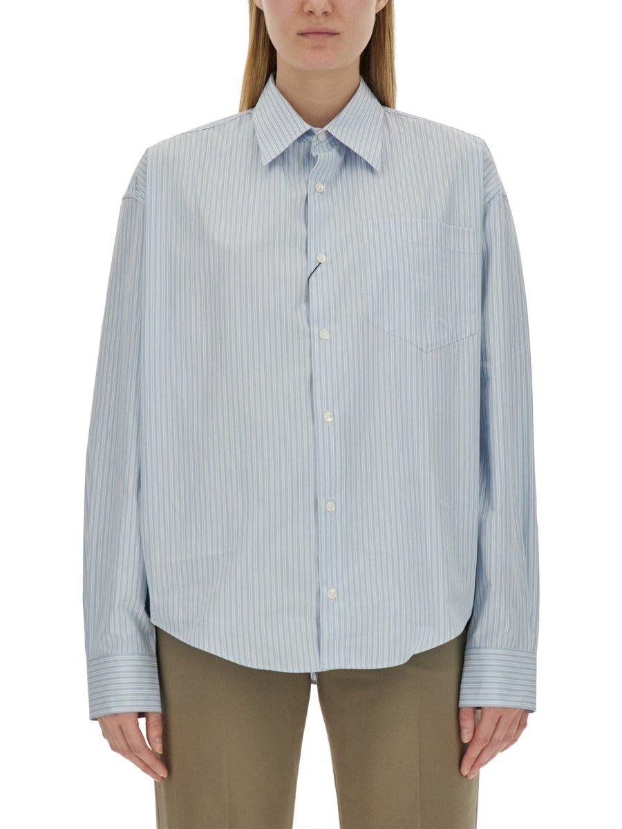 Alexandre Mattiussi Poplin Striped Button-up Shirt