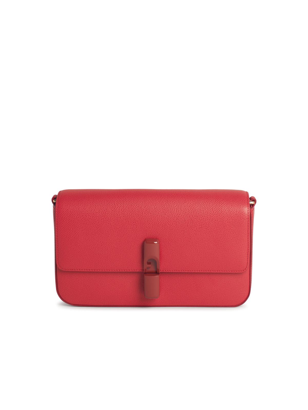 Furla Iride S Crossbody In Red