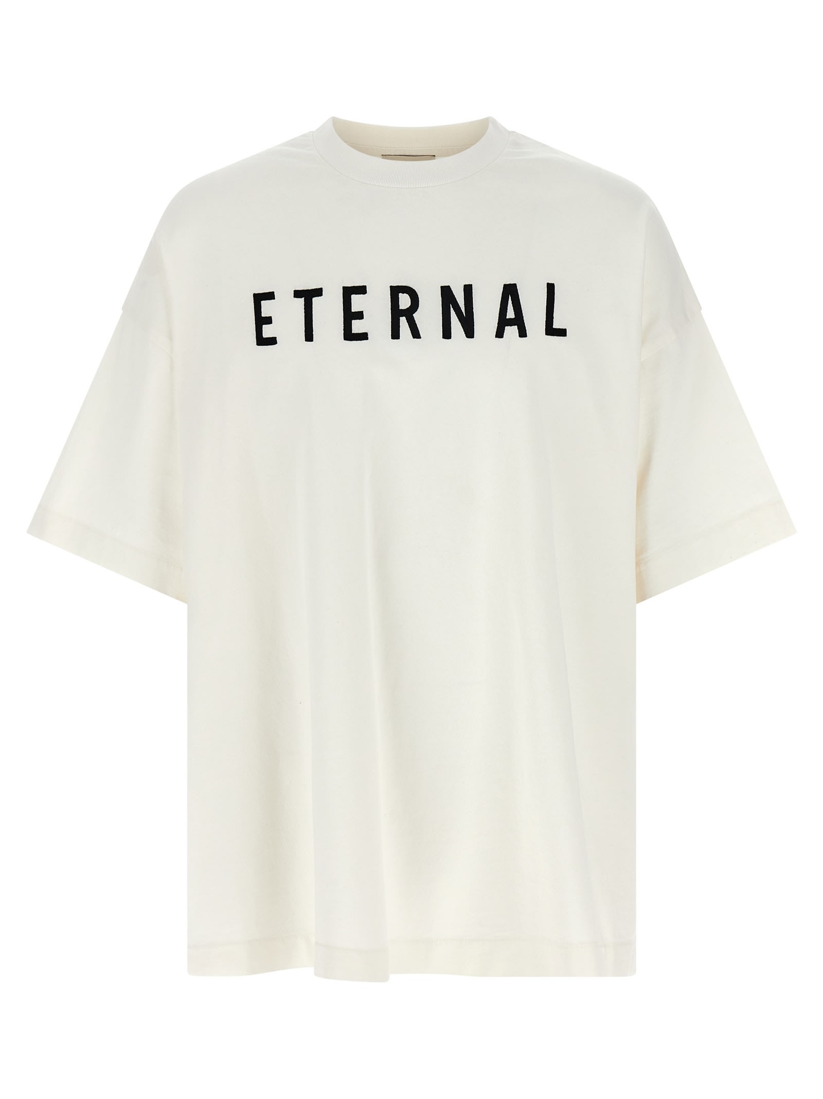 Fear Of God Eternal Oversized Logo-detailed Cotton-jersey T-shirt In White