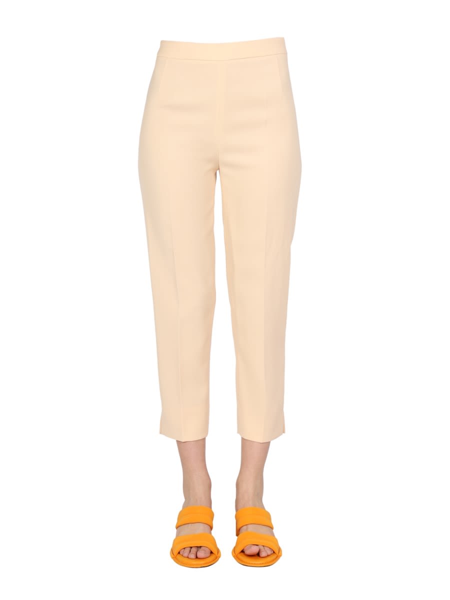 Shop Boutique Moschino Cady Pants In Ivory