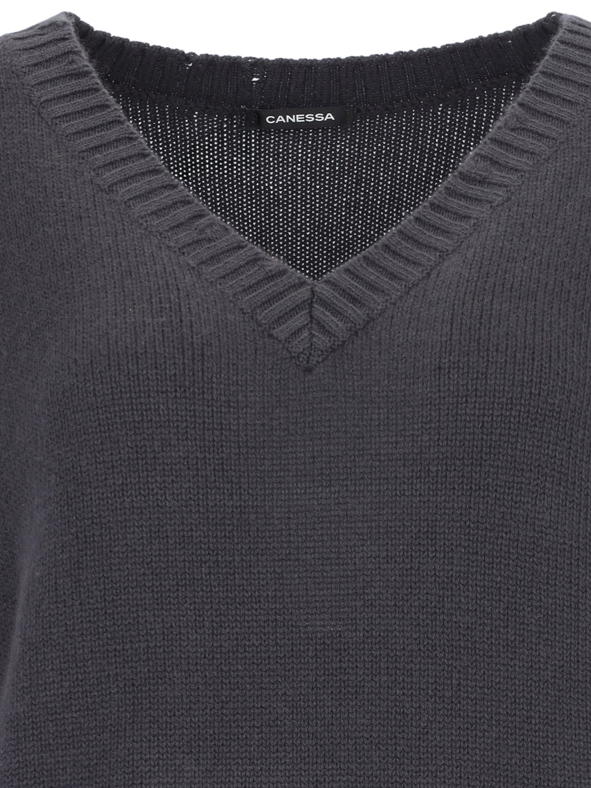 CANESSA DESTROYED DETAIL SWEATER 