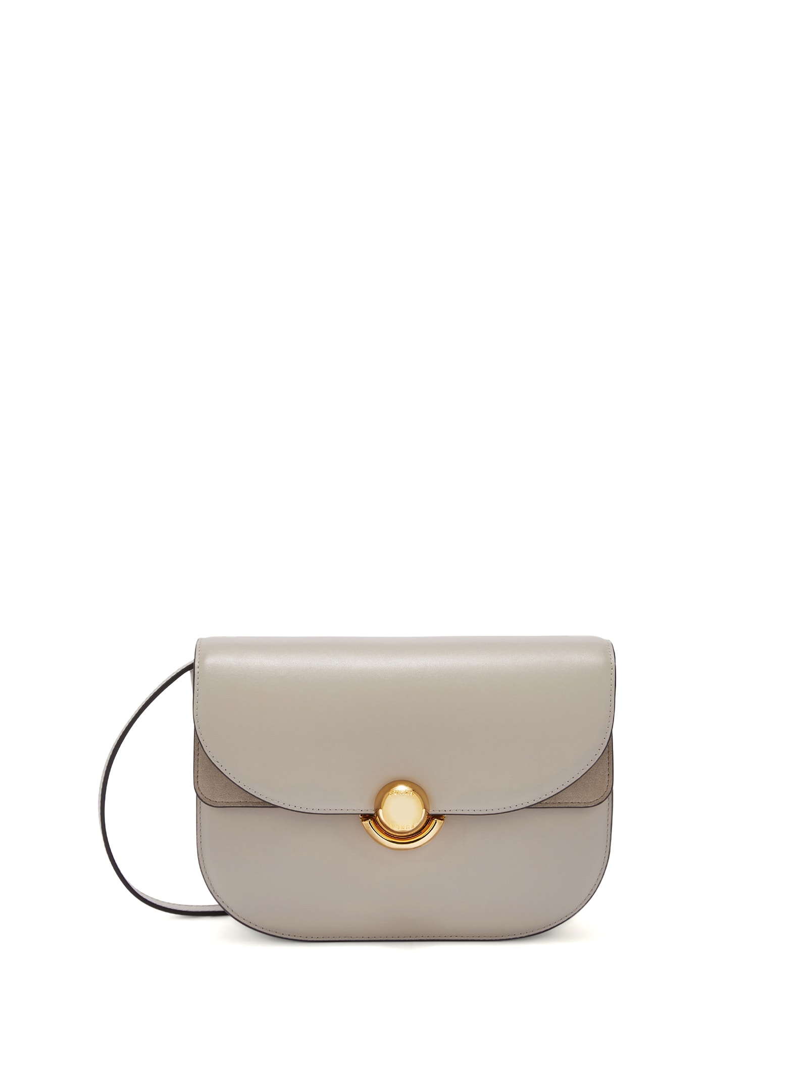 Shop Furla Sfera Vanilla Shoulder Bag In Smooth Leather In Vaniglia