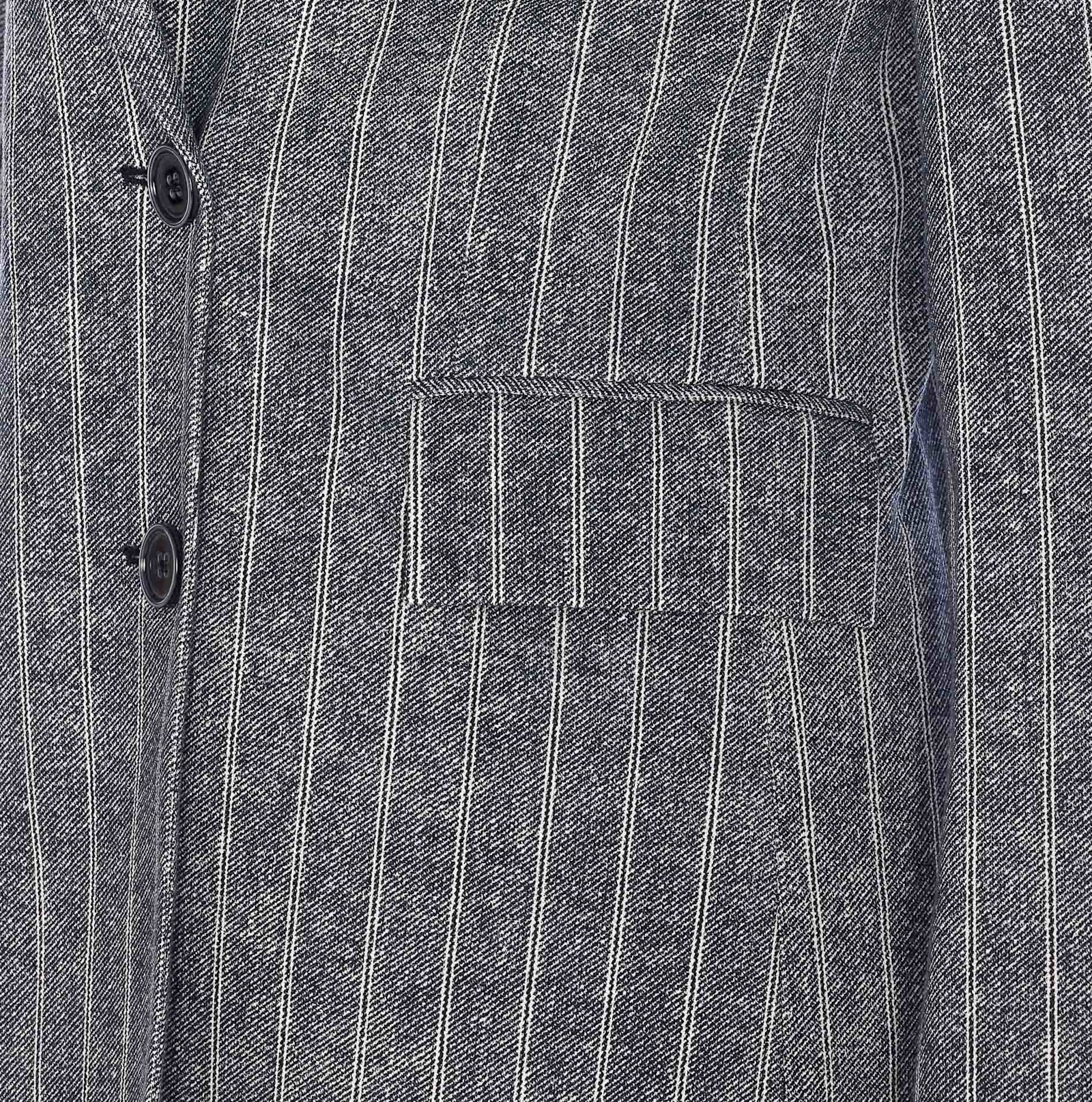 Shop Circolo 1901 Double Breasted Striped Jacket