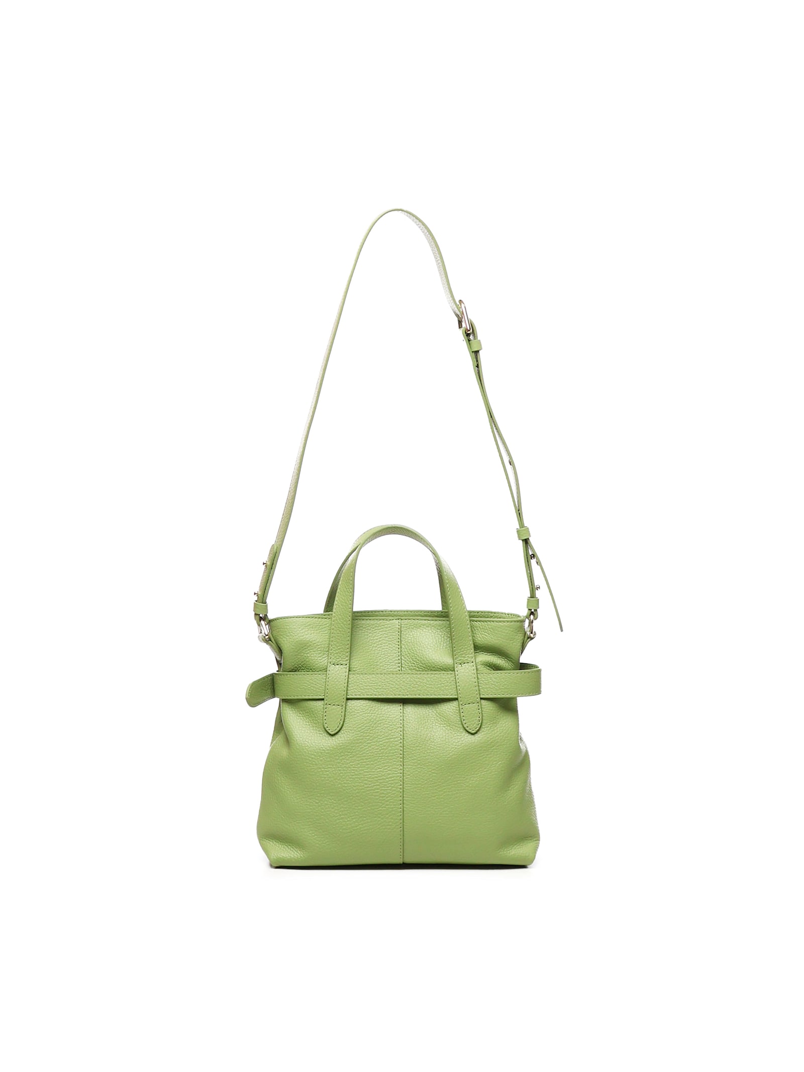 Coccinelle Bucket Bag With Buckle In Green