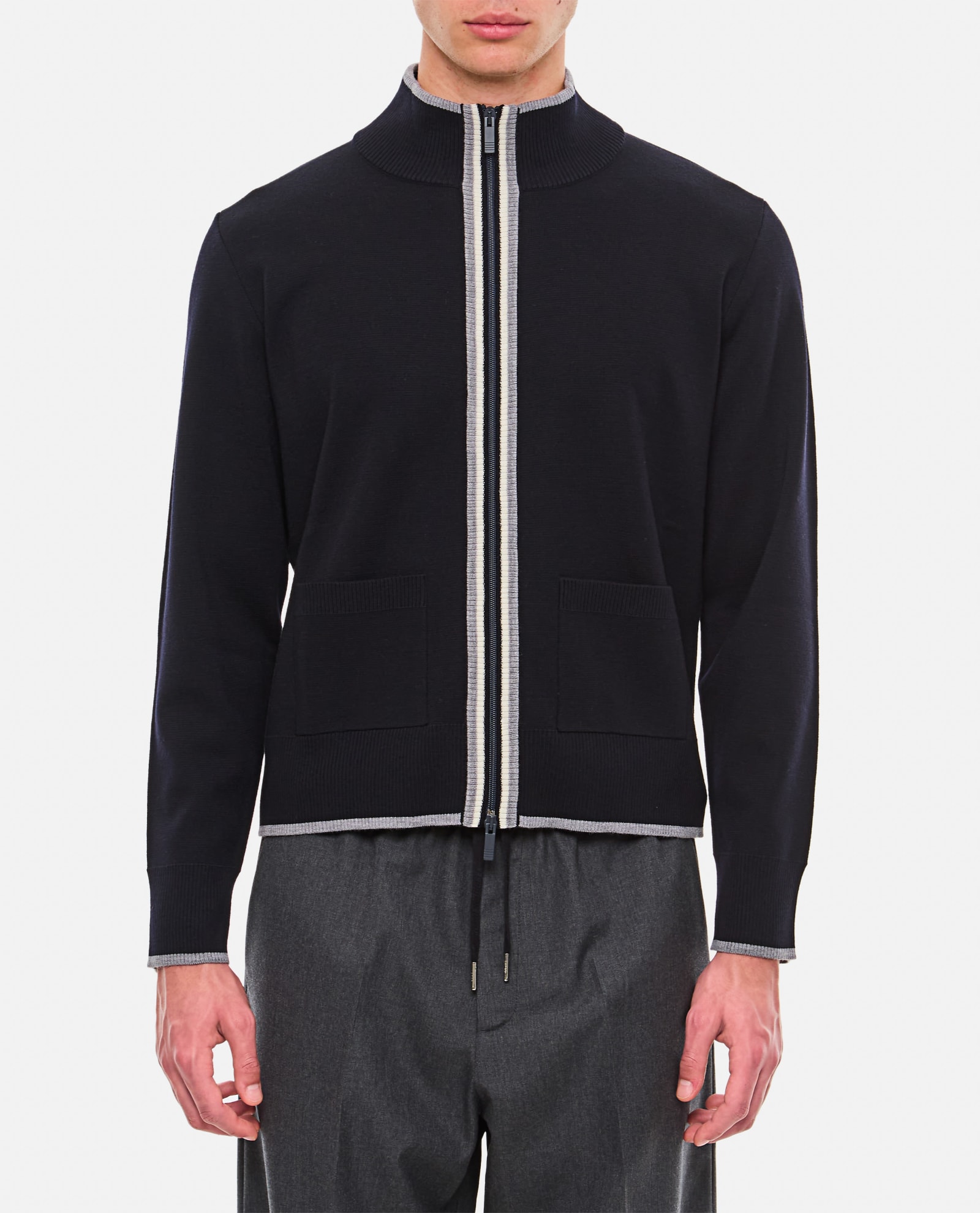 THOM BROWNE WOOL CARDIGAN 