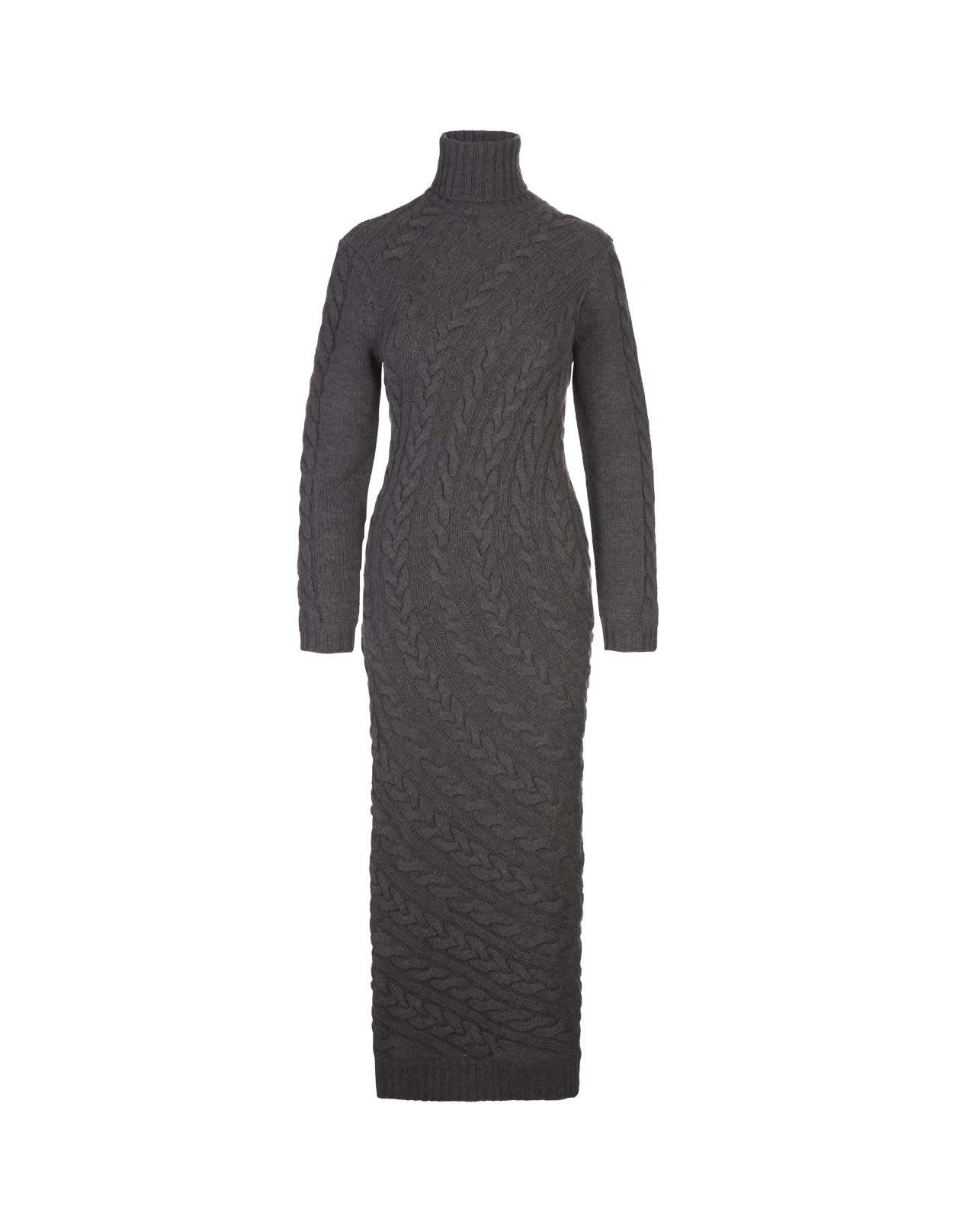 Shop Max Mara Medium Grey Arte Long Dress