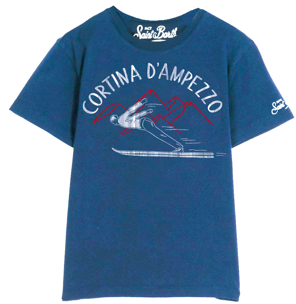 MC2 Saint Barth Bluette Cotton T-shirt Cortina Dampezzo