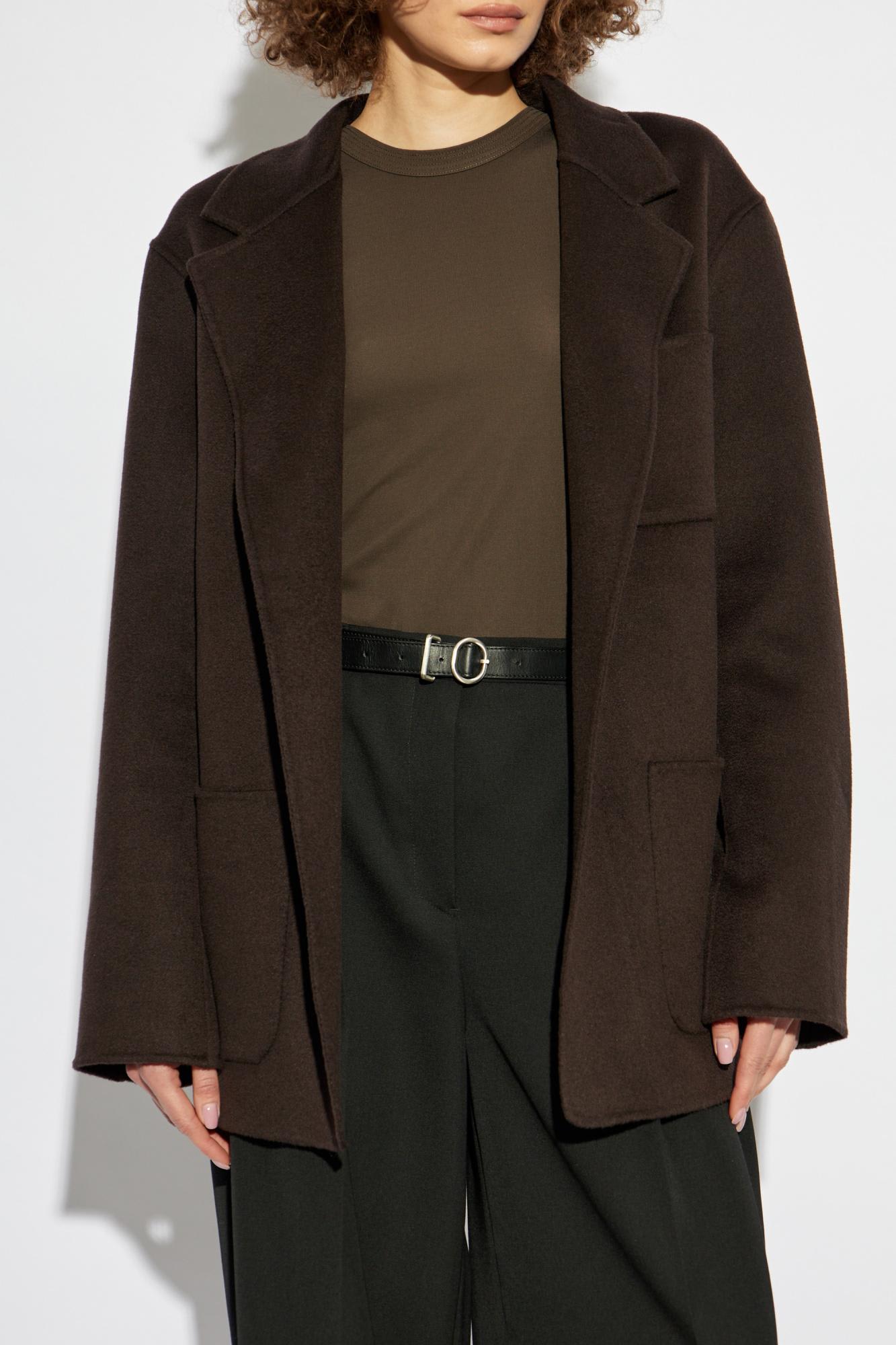 Totême Toteme Wool Coat In Marrone