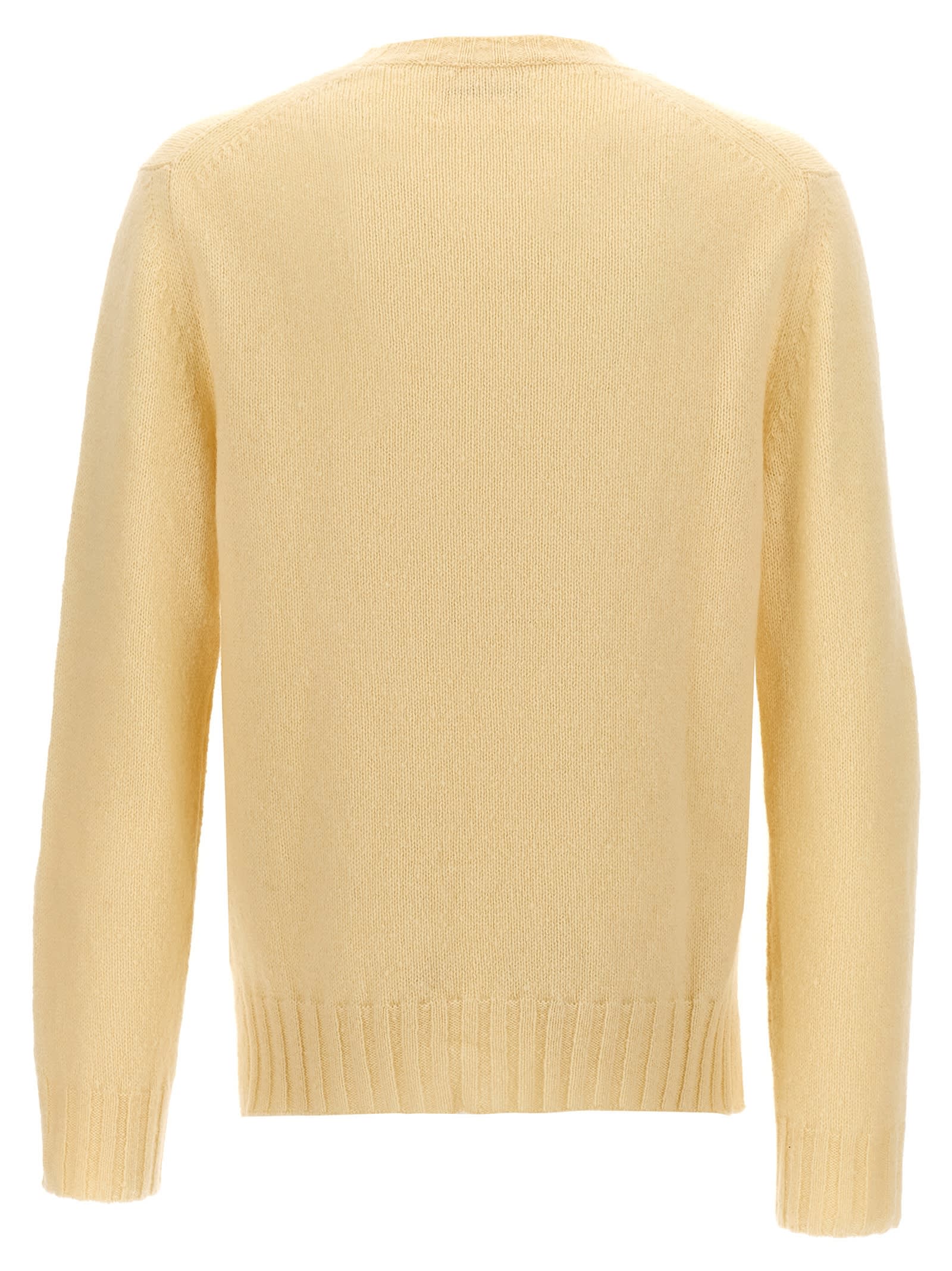 Shop Jil Sander Wool Sweater In White