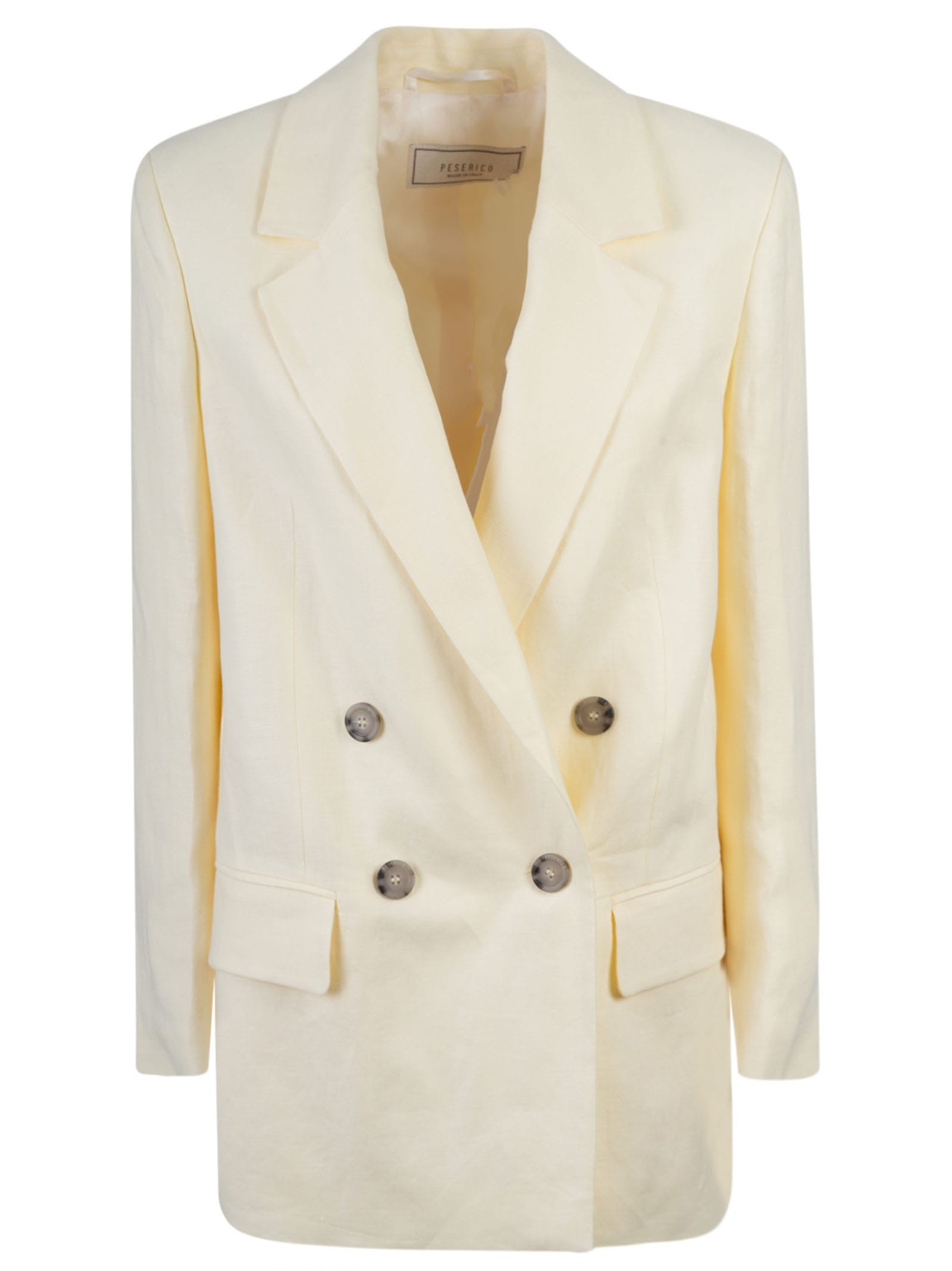 Shop Peserico Double-breasted Classic Blazer