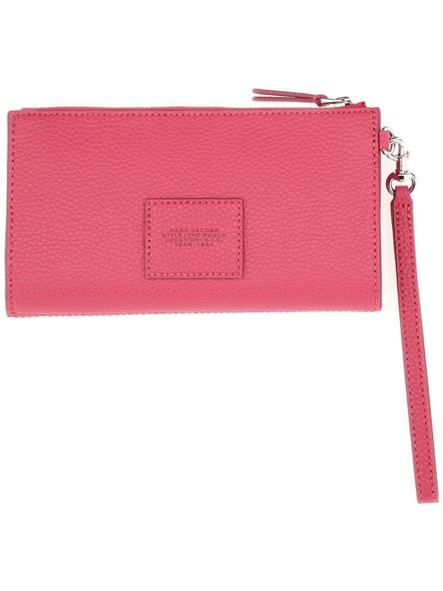 Marc Jacobs Leather Pouch In Pink