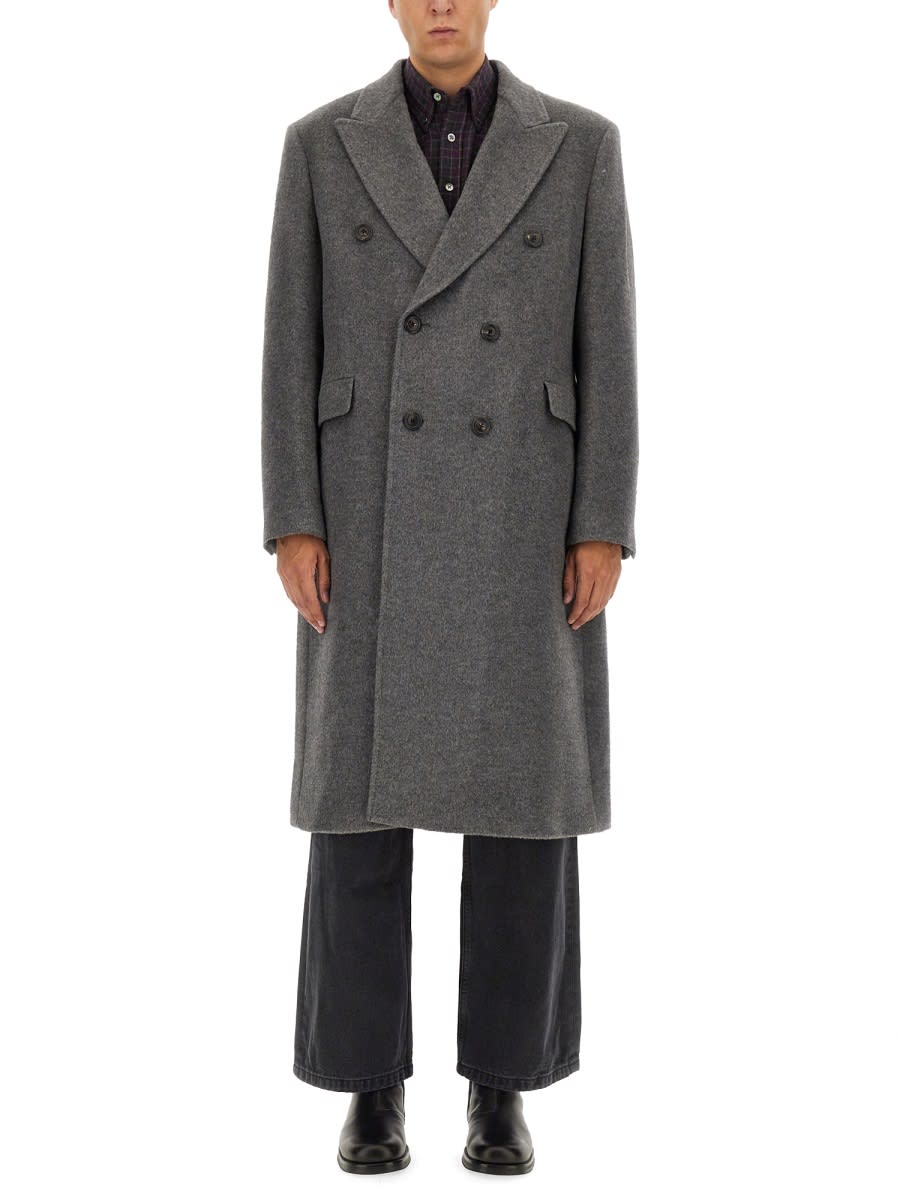 Shop Our Legacy Whale Coat In Grey