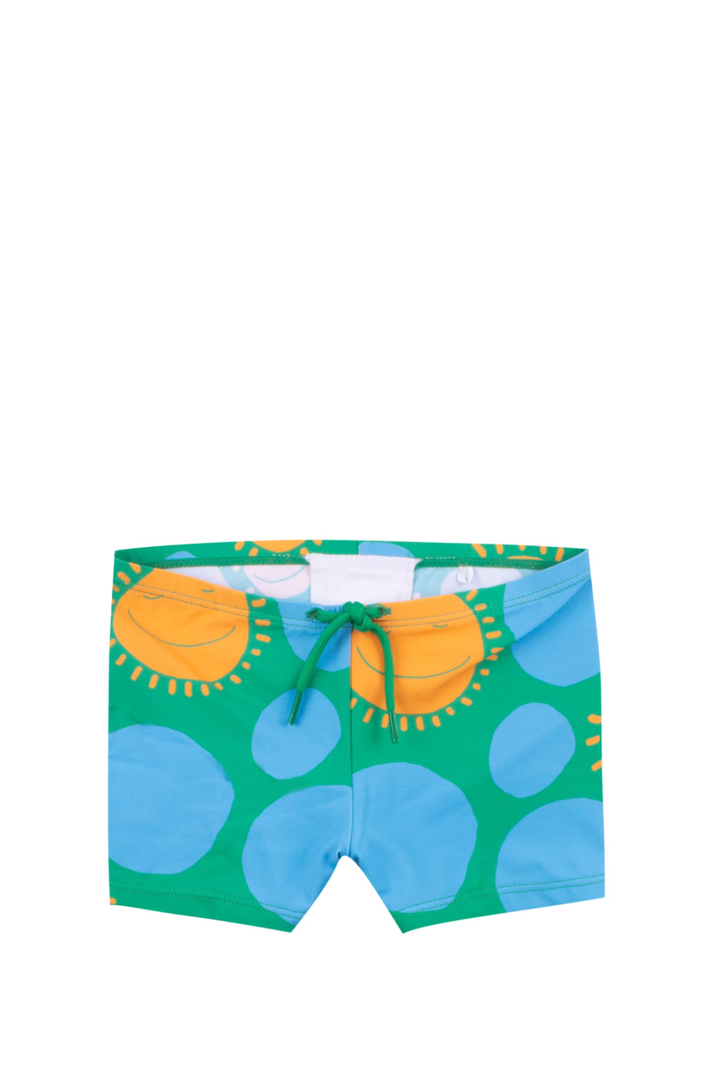 Stella Mccartney Kids' Nylon Swim Shorts In Multicolor
