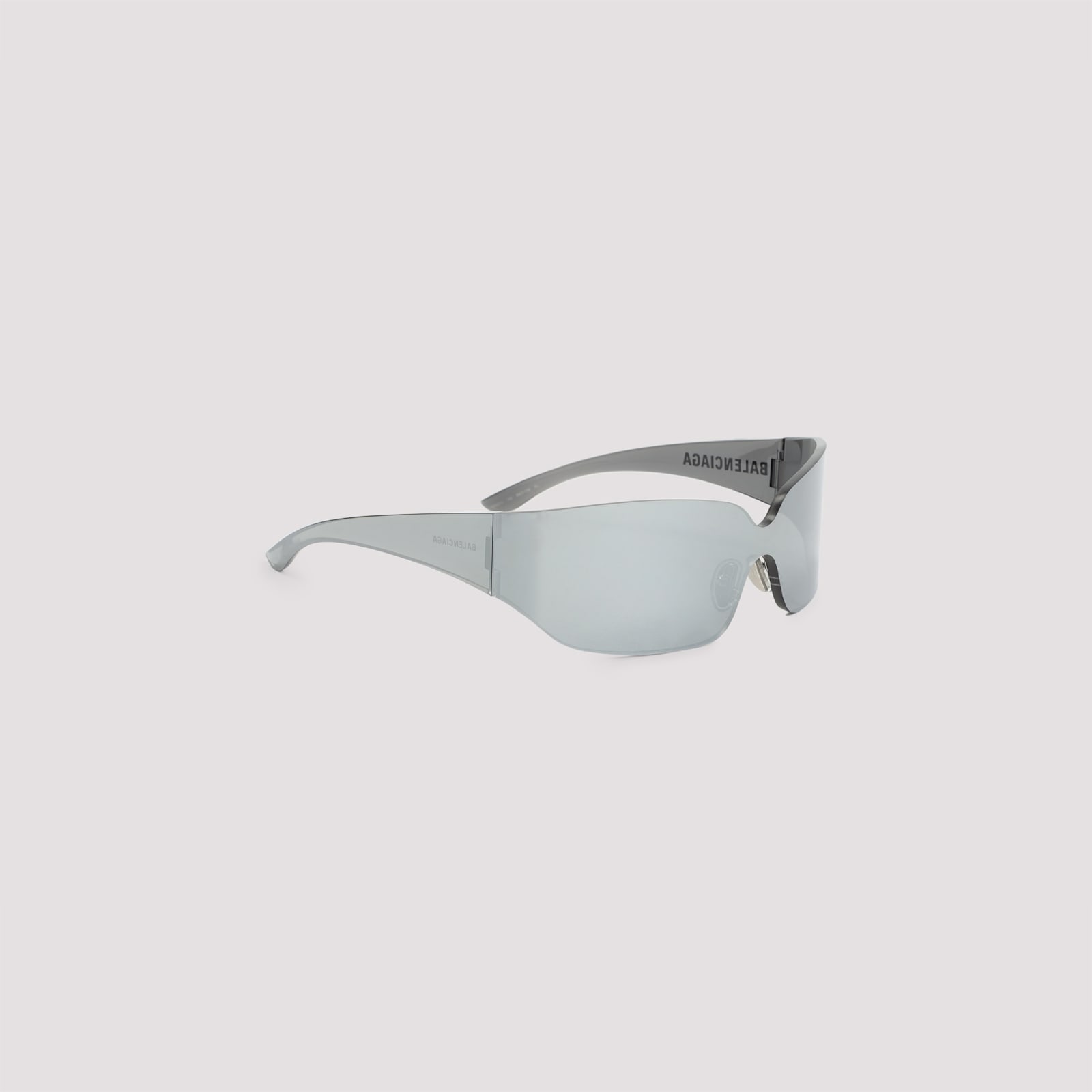 Balenciaga Mono Square Sunglasses In Gray