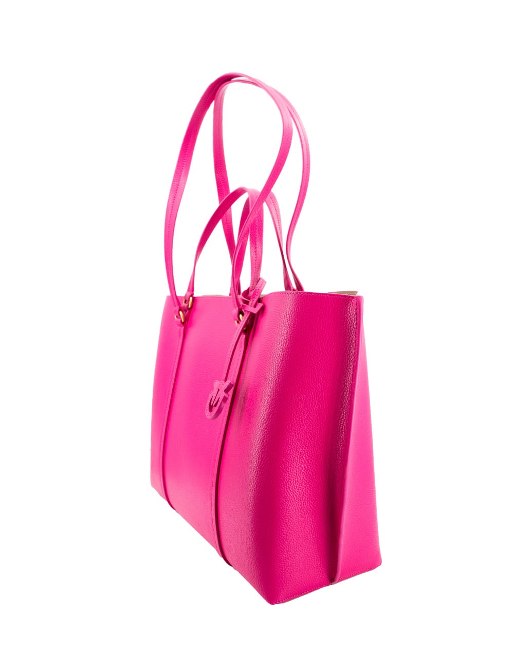 Shop Pinko Bag In Pink  Antique Gold