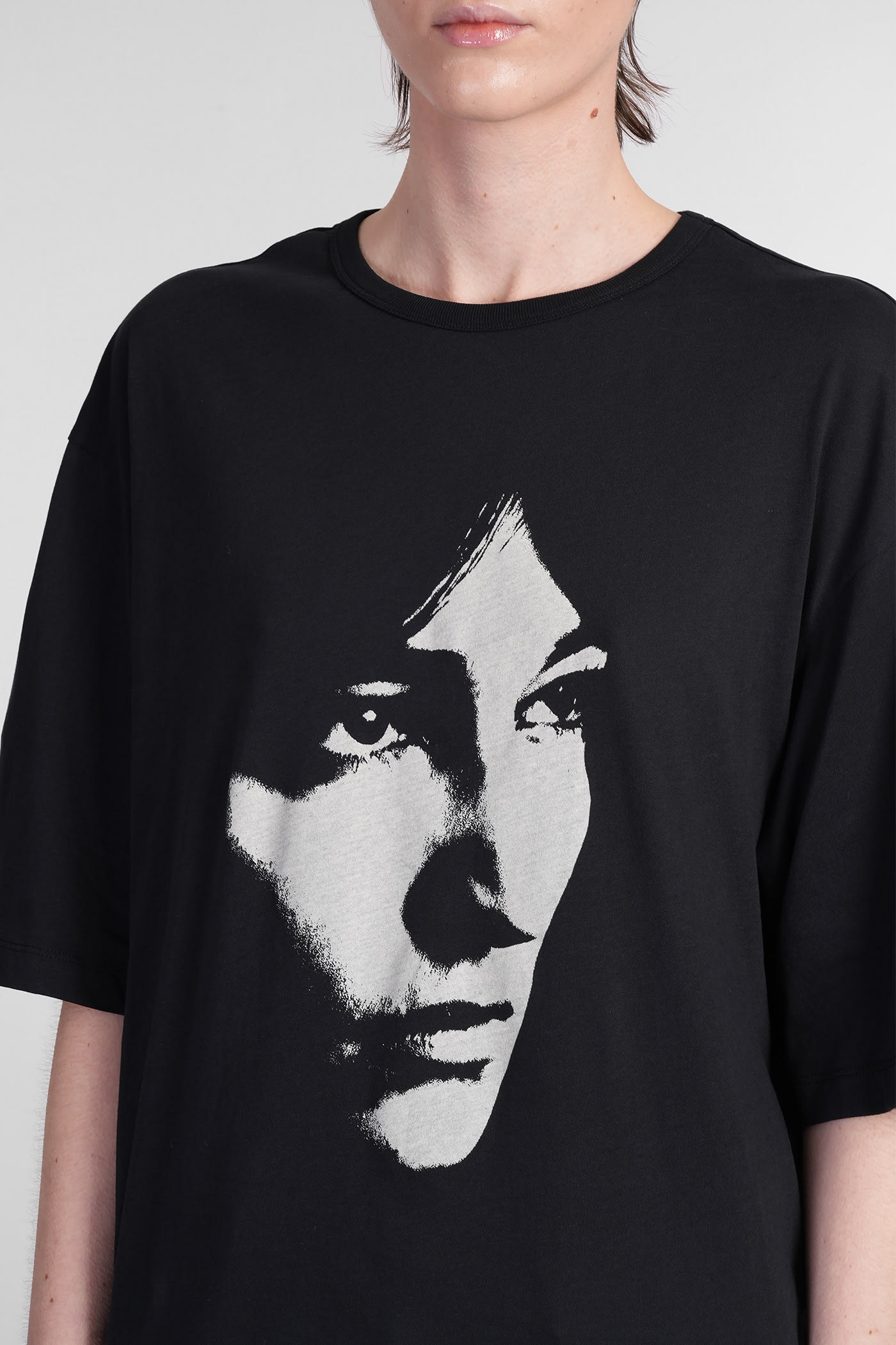 Ann Demeulemeester Aga Sunset Bleeding T-shirt In Black