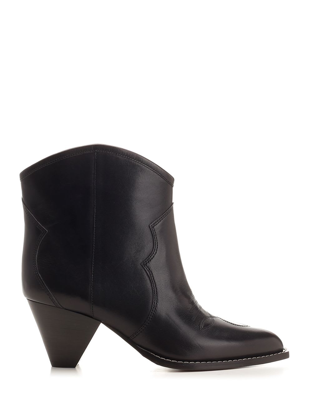 Shop Isabel Marant Darizo Ankle Boots In Black