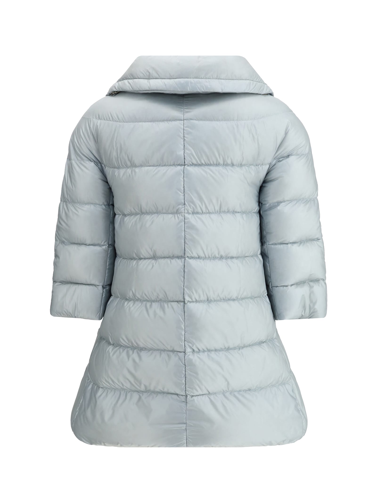 Herno Midi Down Jacket In Gray