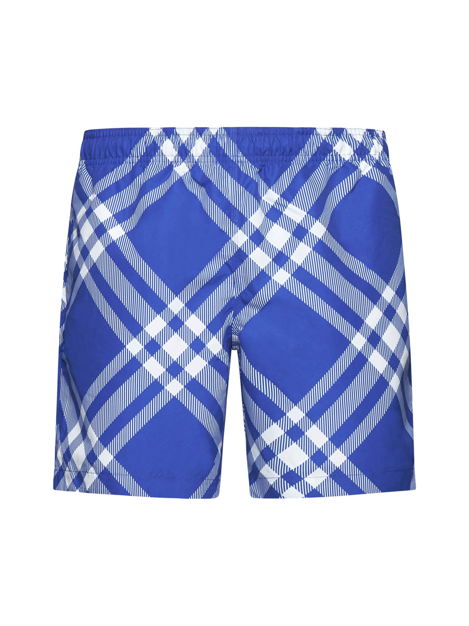 Check Printed Swim Shorts
