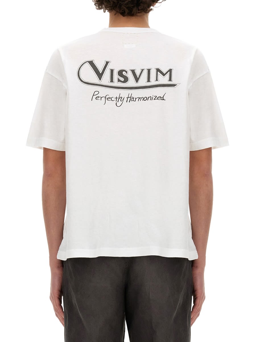 Shop Visvim T-shirt With Logo In White