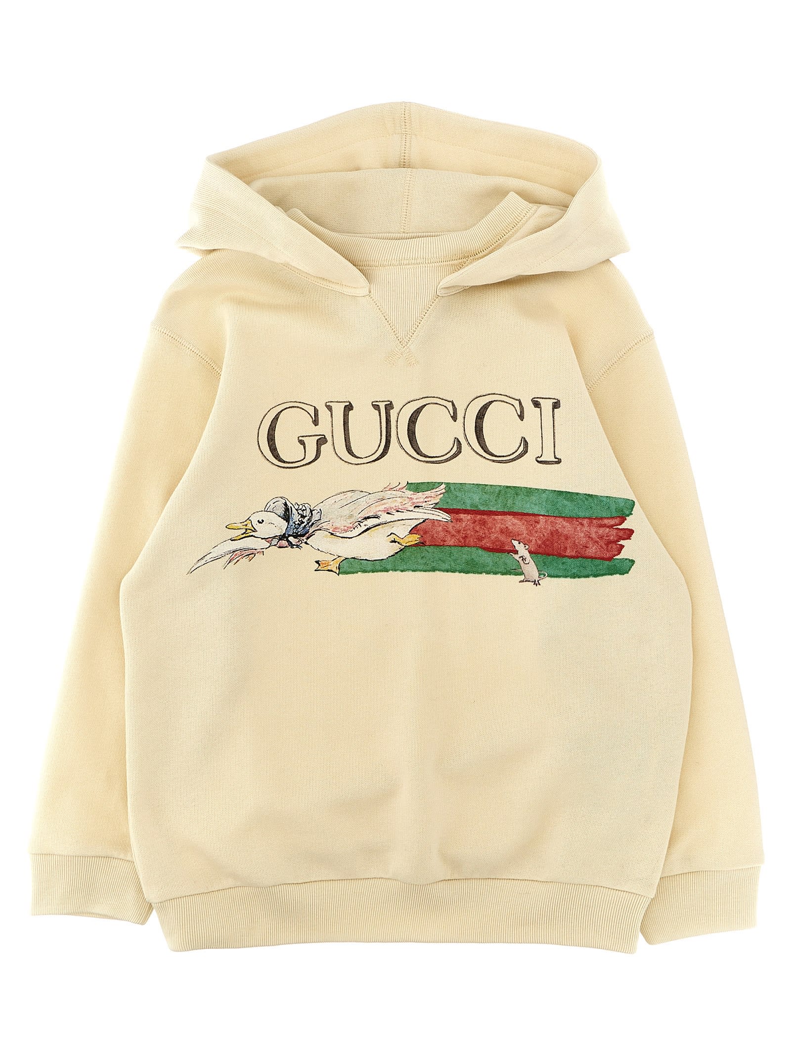 Shop Gucci Peter Rabbit X  Hoodie In White