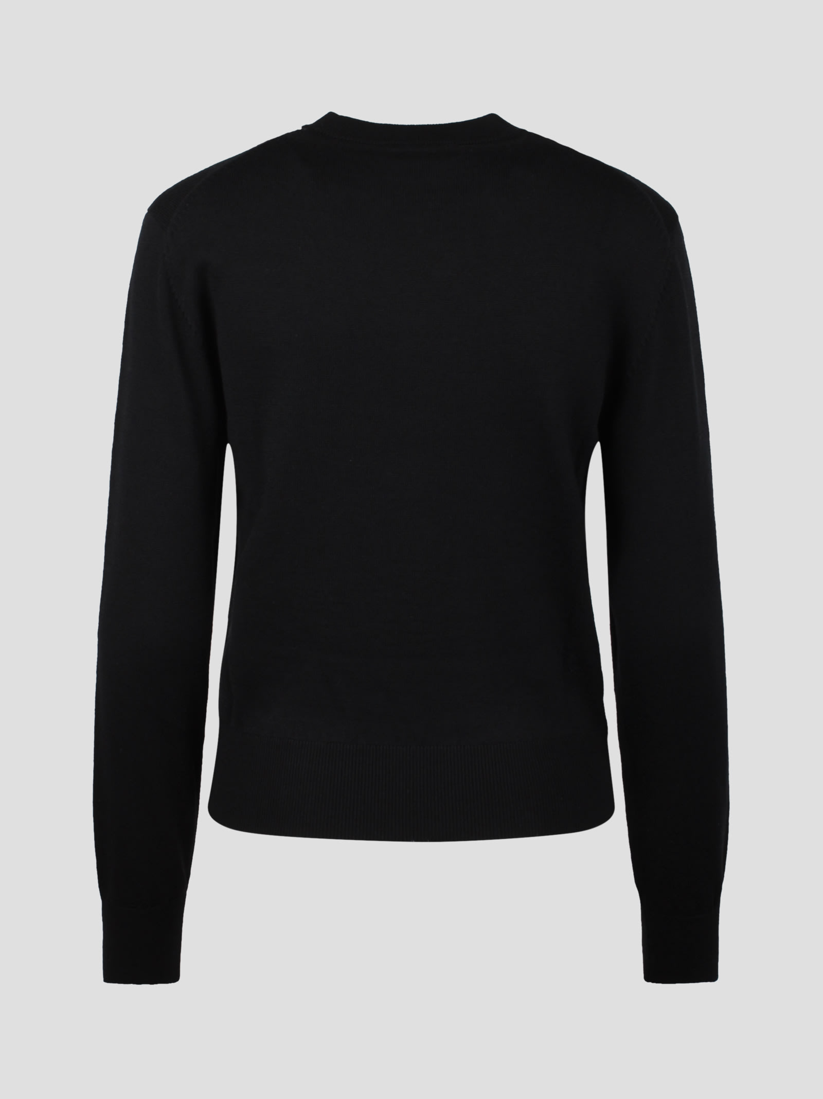 Shop Rabanne Crew-neck Sweater With Coin Appliqué