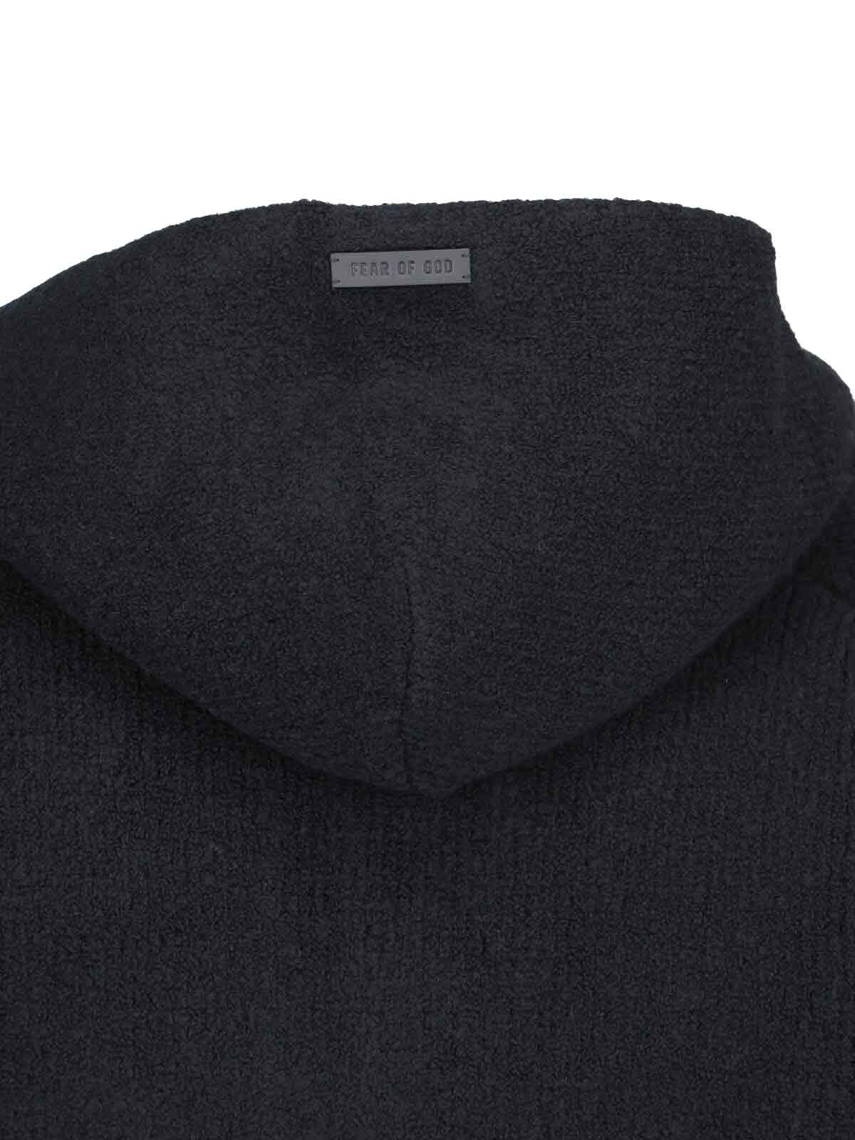 FEAR OF GOD POLO BOUCLÉ SWEATSHIRT 