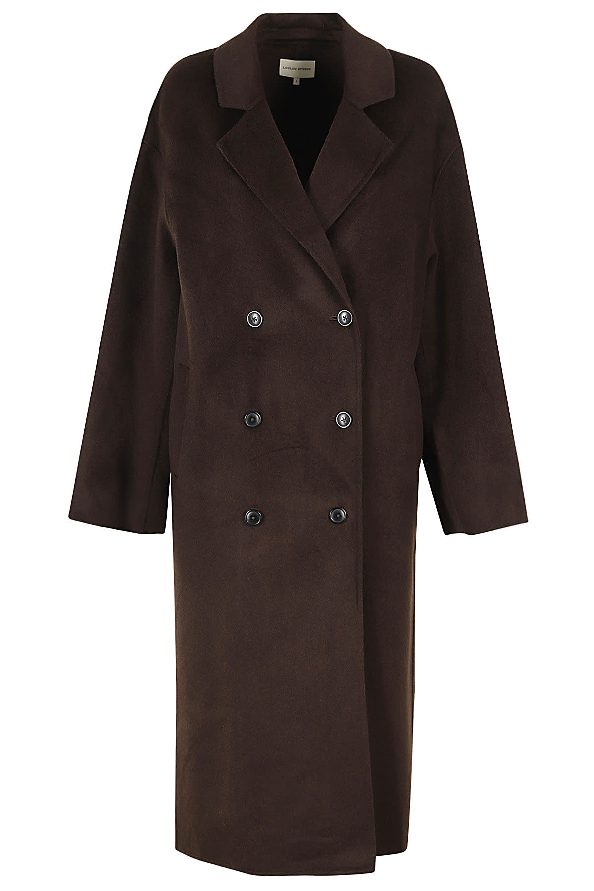 Shop Loulou Studio Coat In Choco