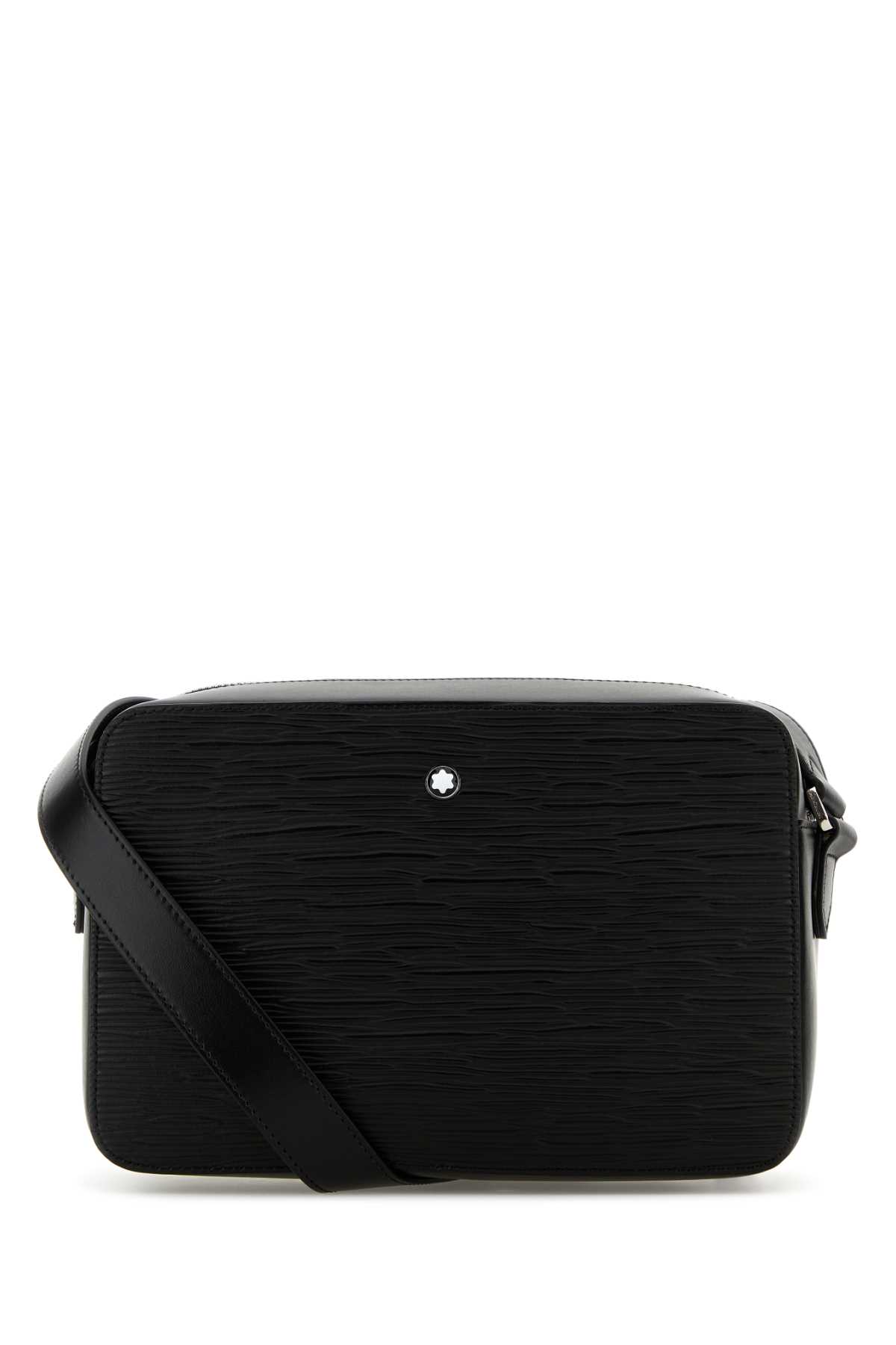 Black Leather 4810 Crossbody Bag