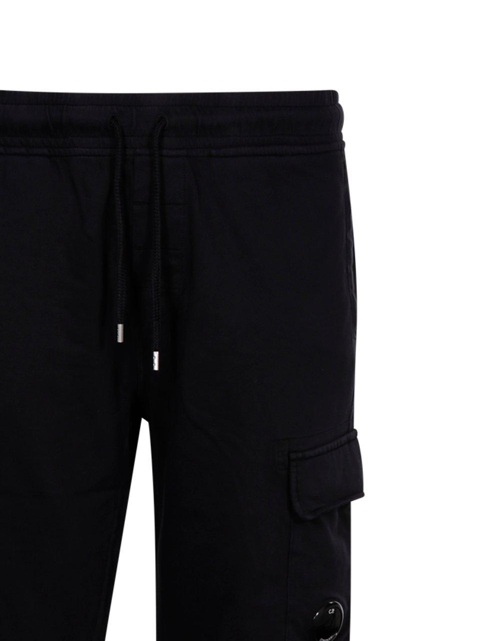 Shop C.p. Company Utility Knee-high Shorts In Nero