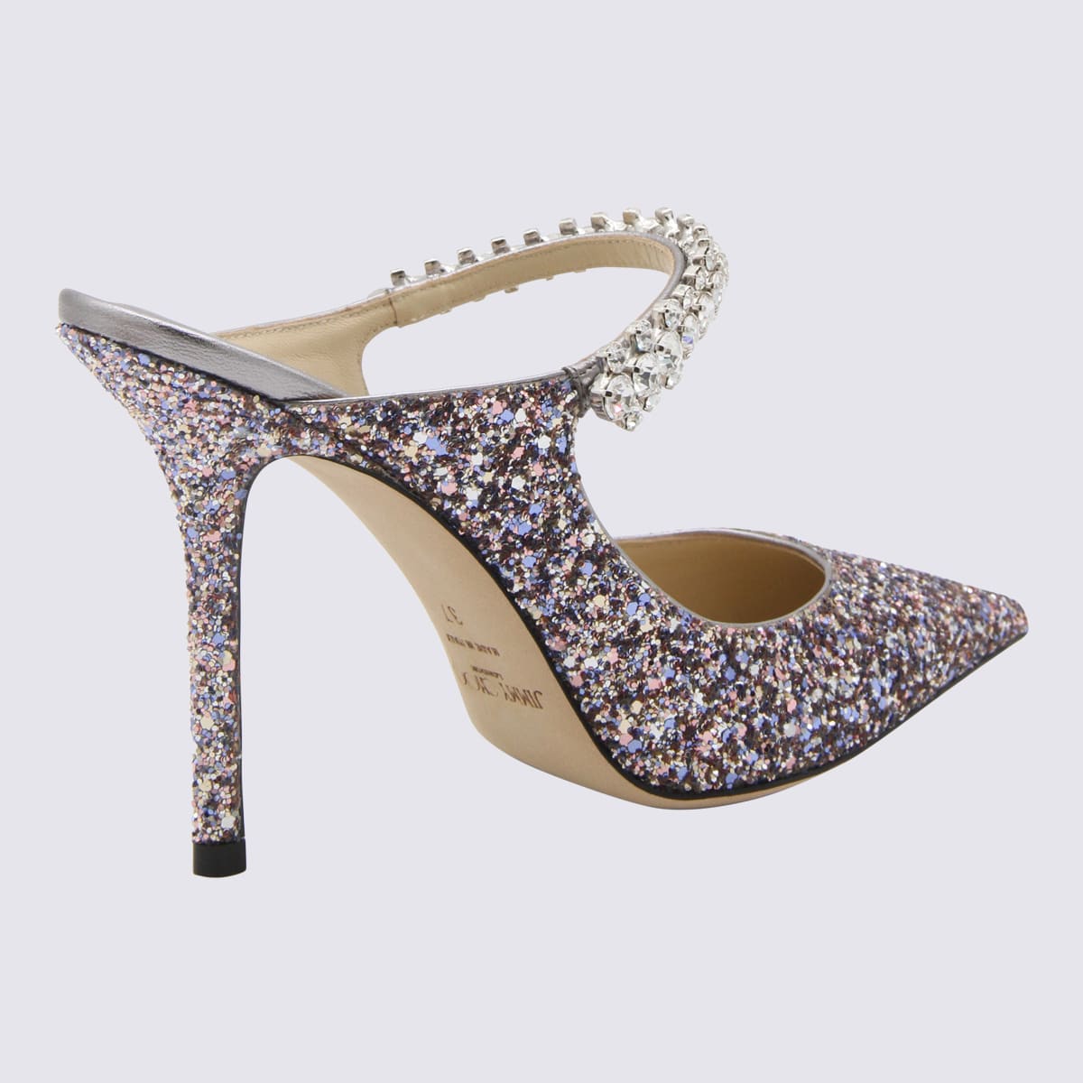 Shop Jimmy Choo Sprinkle Mix Rhinestones Bling Sabot Pumps