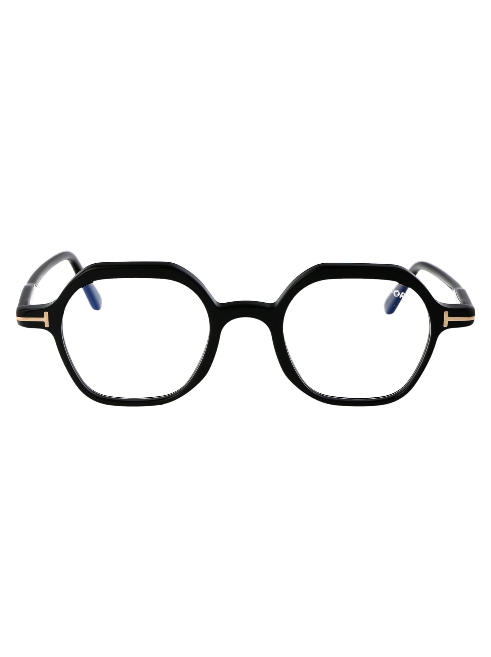 Shop Tom Ford Ft5900-b Glasses In 001 Nero Lucido