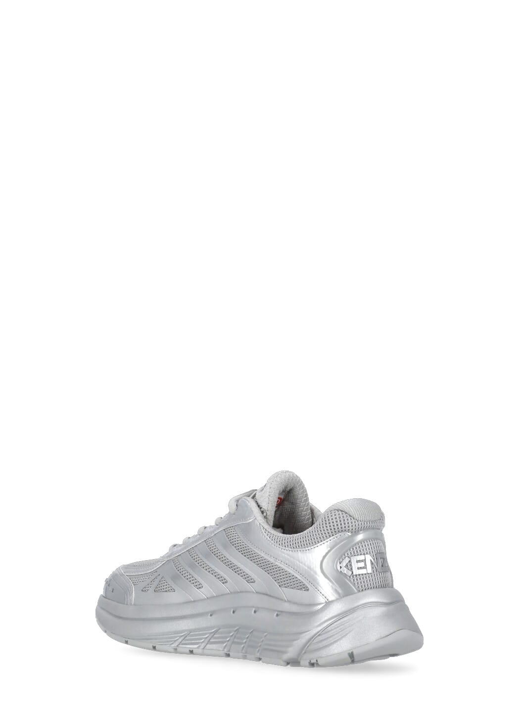 Shop Kenzo Pace Sneakers In Silver