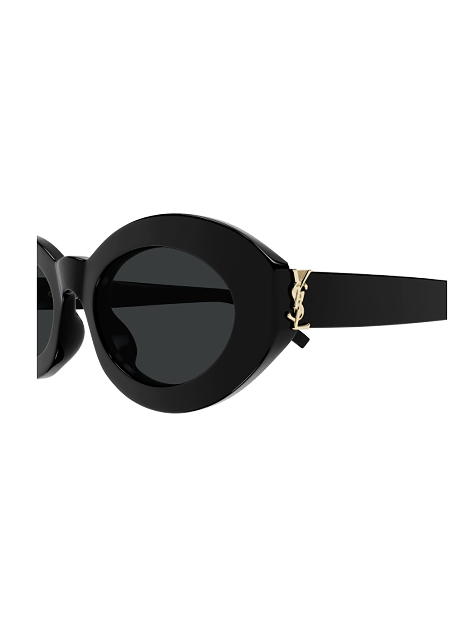 Shop Saint Laurent Sl M136 Sunglasses In Black Black Black