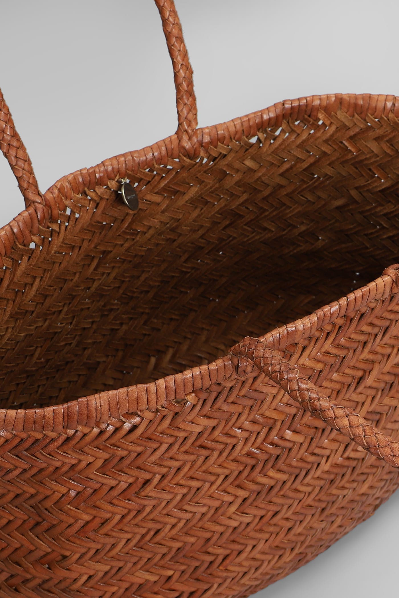 Dragon Diffusion Bamboo Triple Jump Tote In Leather Color Leather In Leather Color